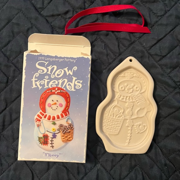 NIB Longaberger pottery cookie molds - Picture 5 of 7